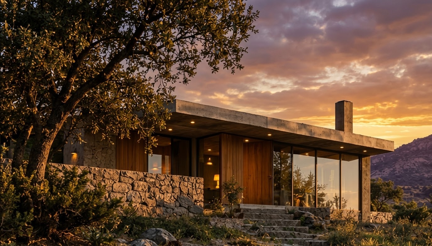 Casa del Olivo, vivienda unifamiliar en Traslasierra, Córdoba